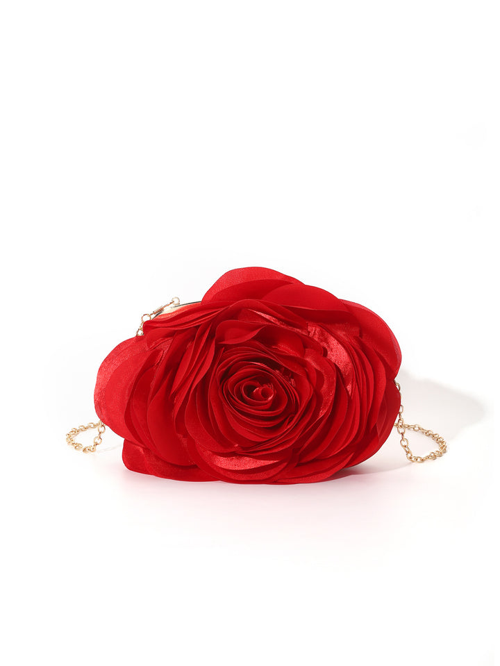 Floral Rose Clutch Bag