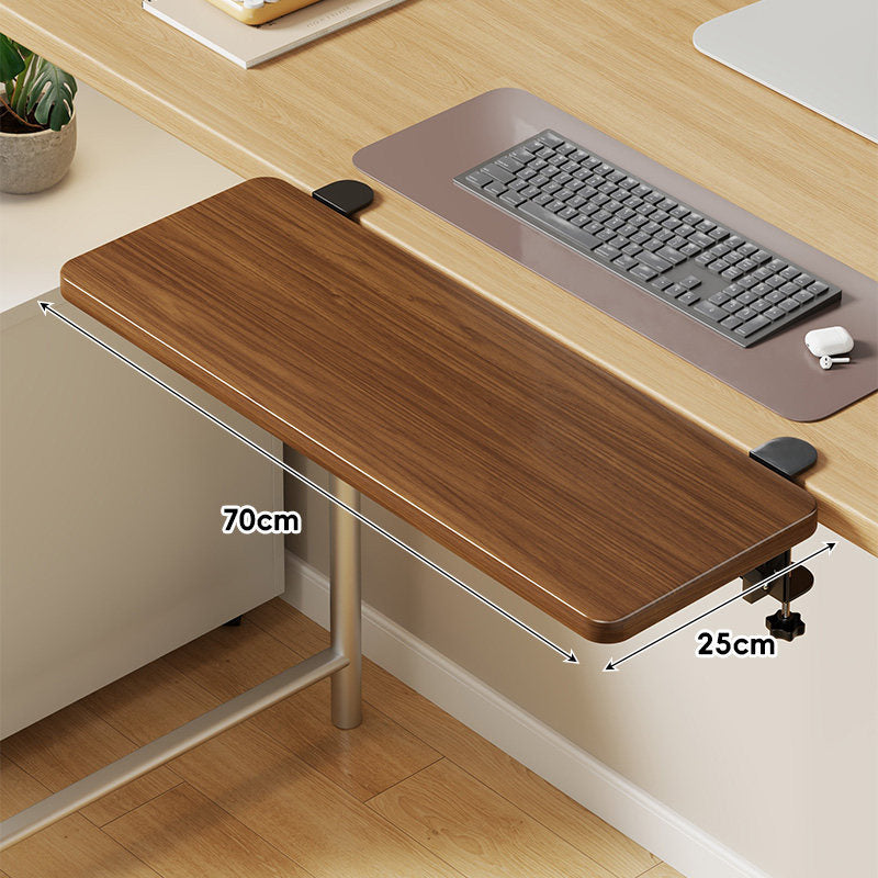 Under-Desk Sliding Keyboard Tray and Desk Extender with Smooth Glide Mount