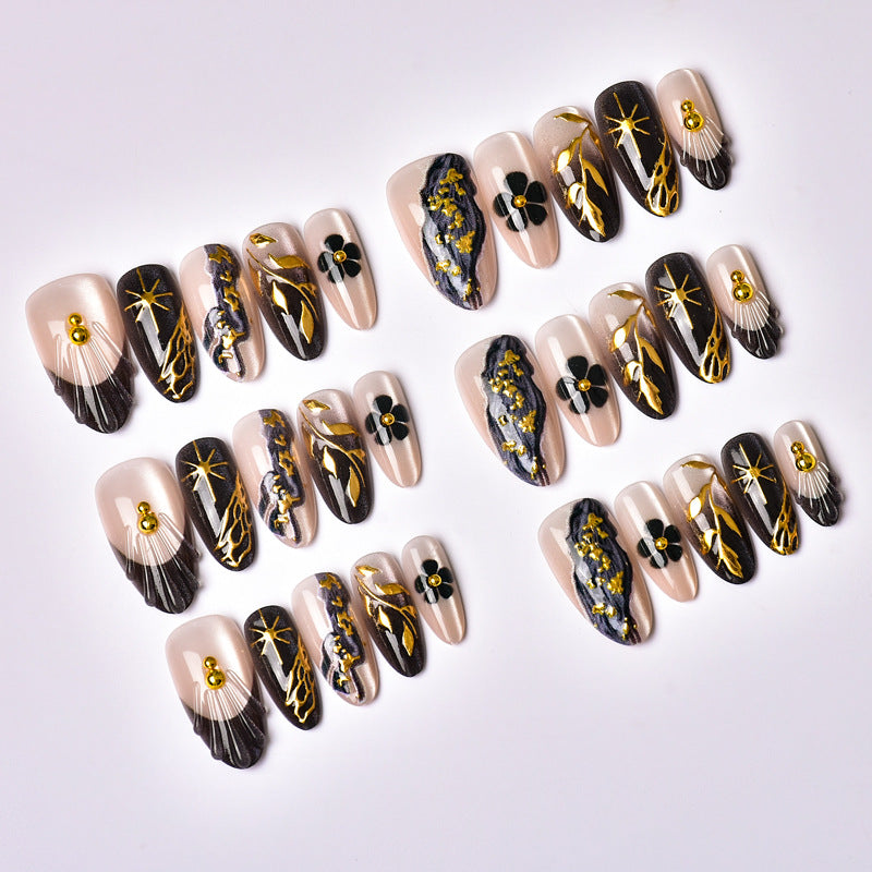Artistic Design Press-On Nail Art Set Stornfield
