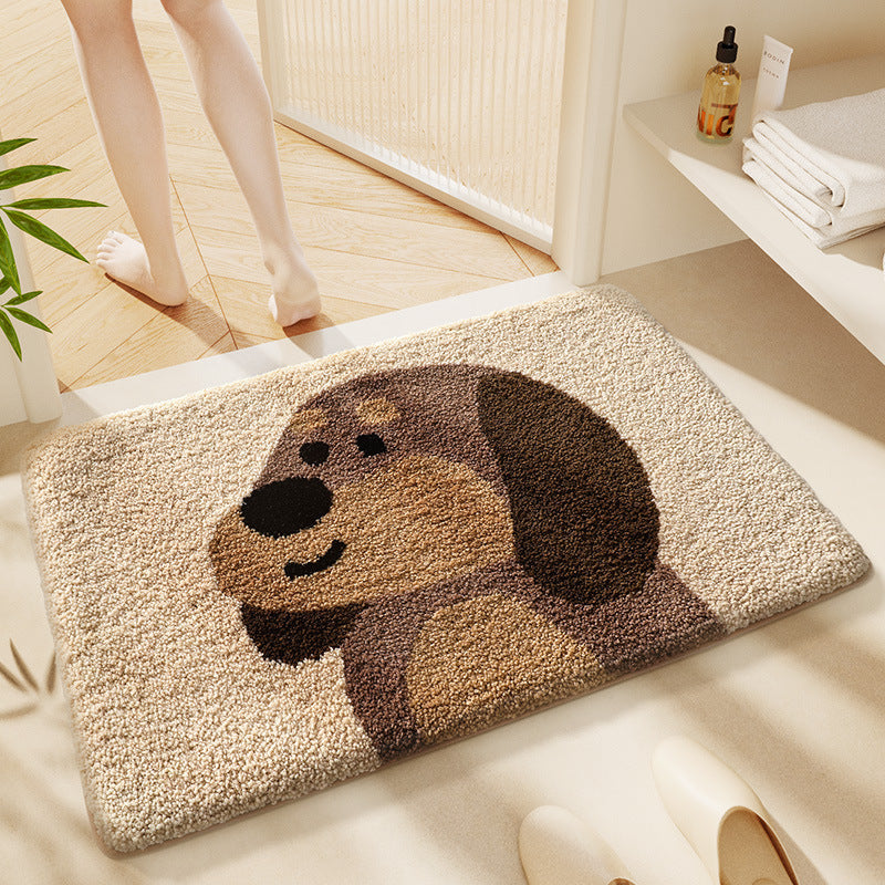 Cute Cat-Themed Bath Mat