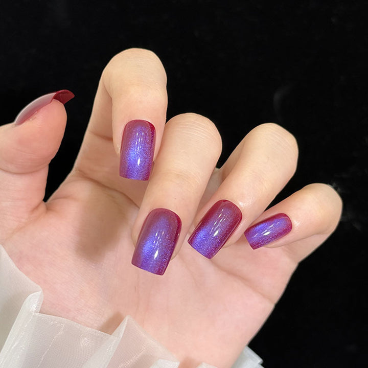 Ombre Glossy Nail Art