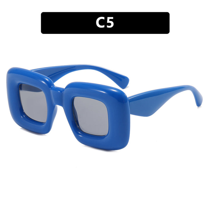 Women rectangular sunglasses with wide frame and protective UV filter Stornfield