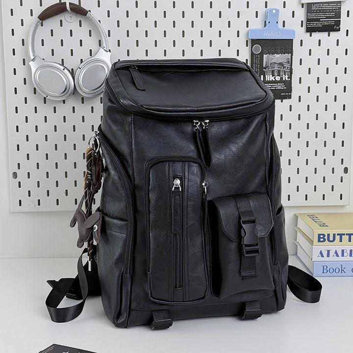 Multi-Functional Leather Backpack Stornfield
