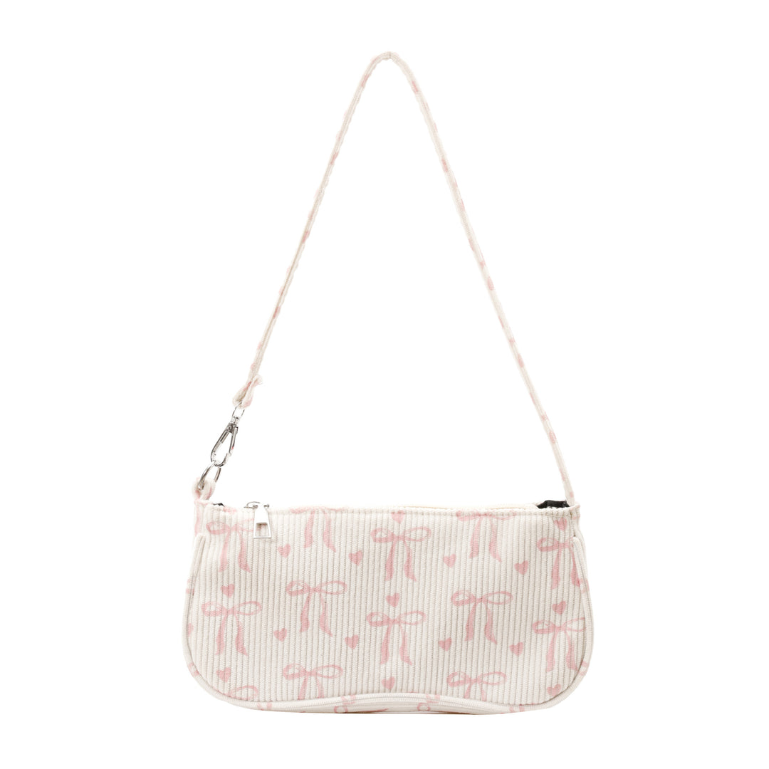 Cute Bow-Patterned Micro Crossbody Bag