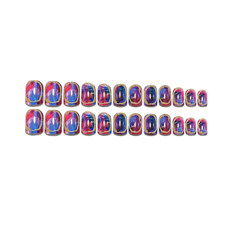 Creative nail design in painting style Stornfield