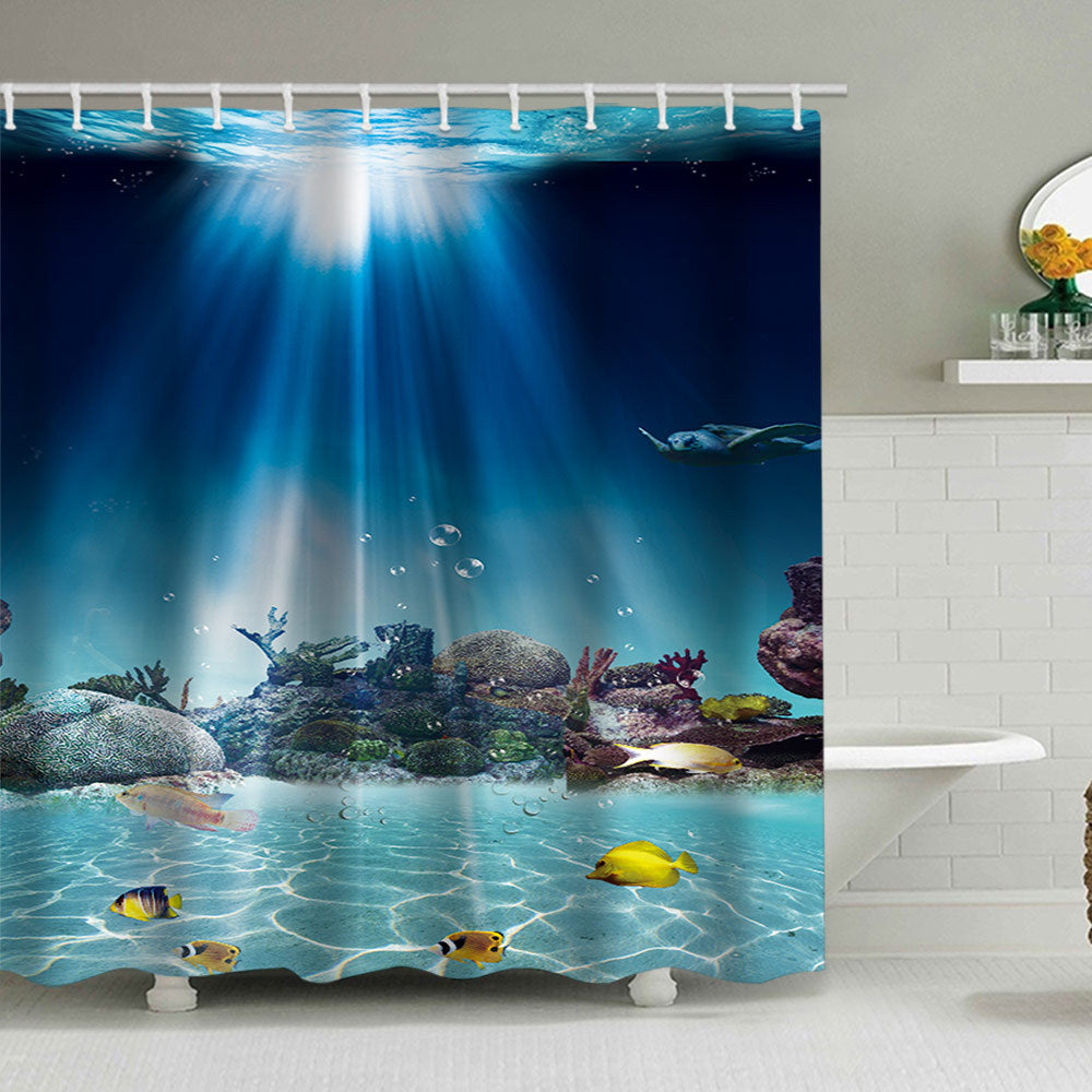 Coastal Pattern Shower Curtain Stornfield