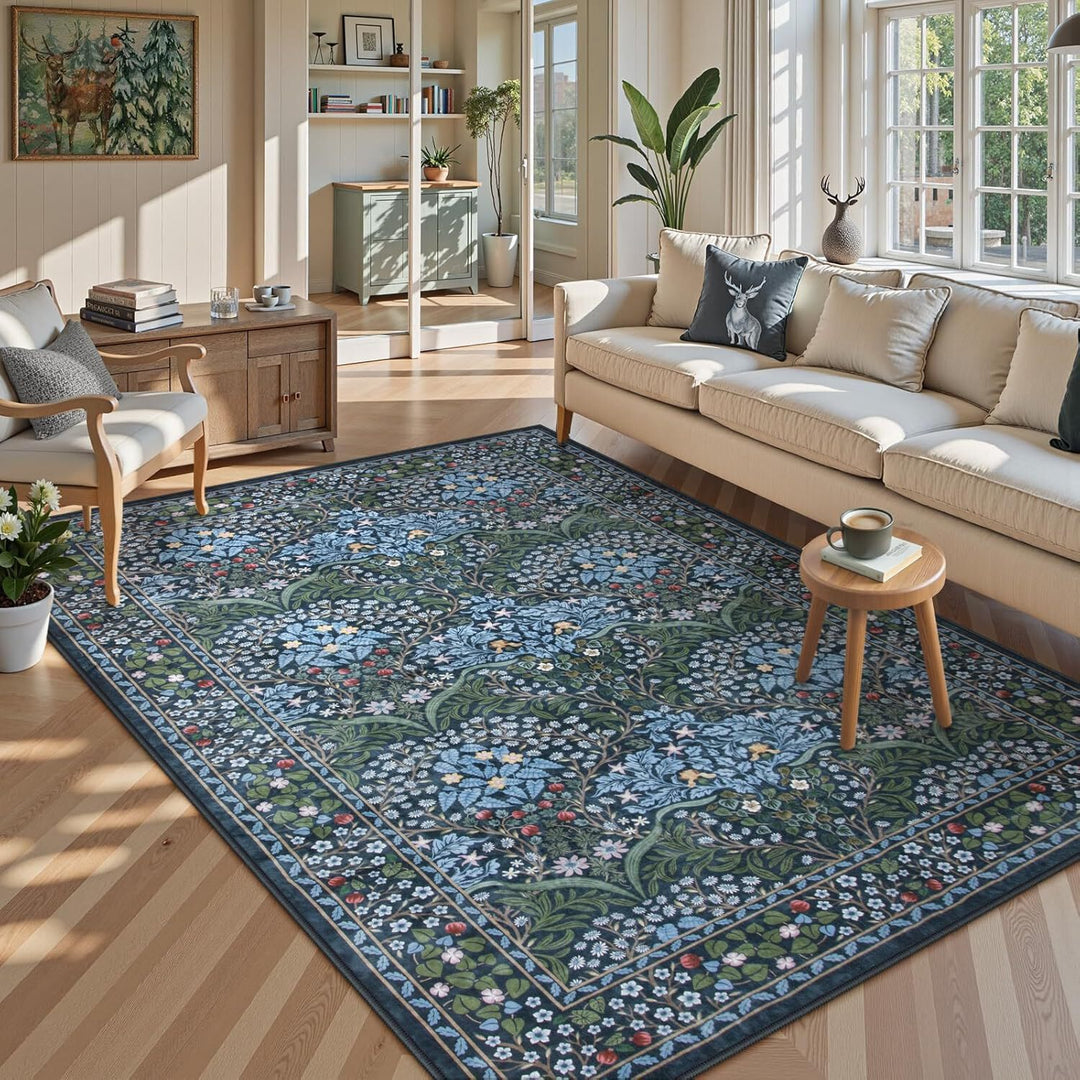 Floral Pattern Area Rug Stornfield
