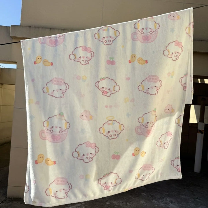 Cute Animal Print Plush Blanket