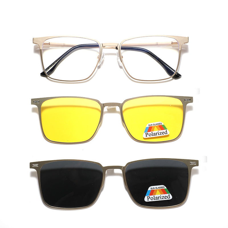 Women's fashionable sunglasses with interchangeable polarizing lenses Stornfield
