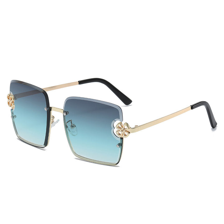 Women square sunglasses with floral design Stornfield