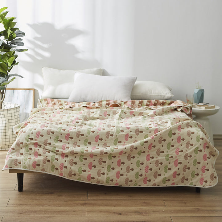 Women Elegant Blanket with Subtle Leaf Pattern Stornfield