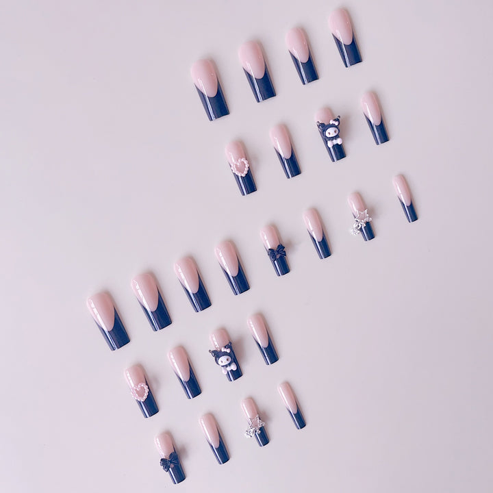 Artificial nail set with playful 3D designs Stornfield