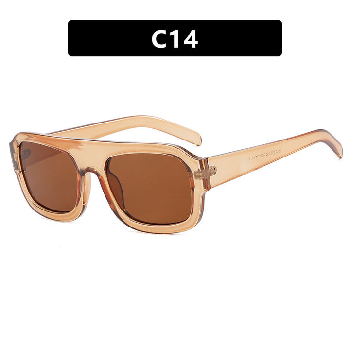 Women's oversized sunglasses with distinctive rectangular frame Stornfield