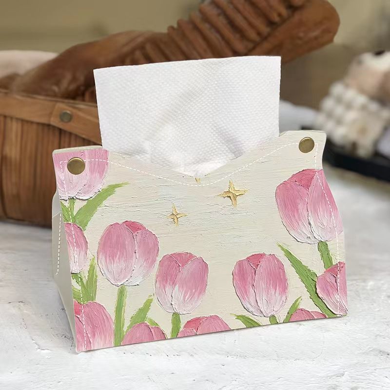 Artistic Floral Tissue Box Cover Stornfield
