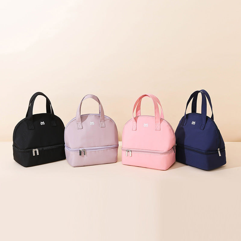 Women's insulated cooler bag with practical double zip design Stornfield