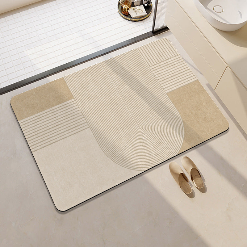 Geometric Patterned Bathroom Mat Stornfield