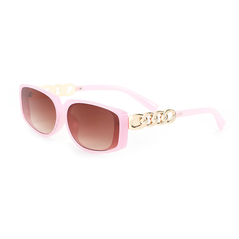 Women's square designer sunglasses with gold details Stornfield