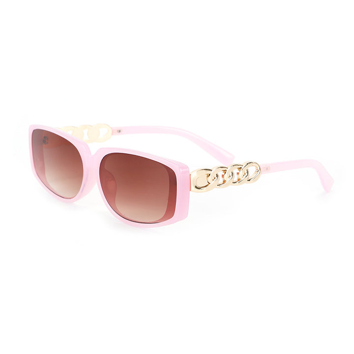 Women's square designer sunglasses with gold details Stornfield