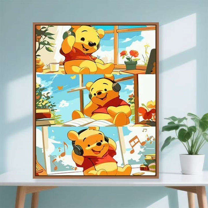 Whimsical Cartoon Bear Art Print Stornfield