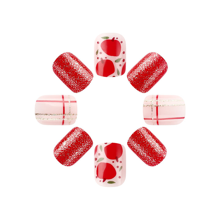 Artistic Press-On Nail Design Set Stornfield