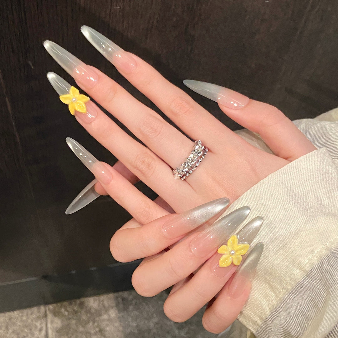 Decorative Stiletto Press-On Nail Art Set
