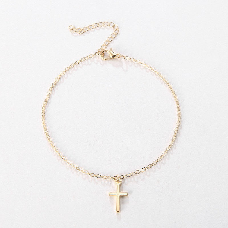 Delicate Cross Charm Bracelet Stornfield