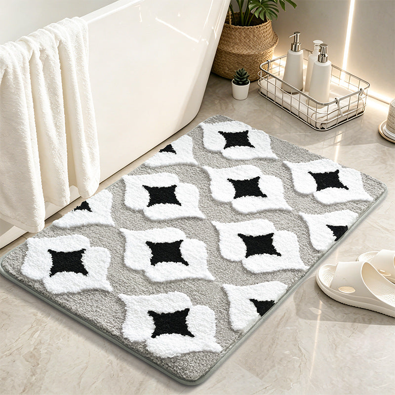 Stylish Geometric Bath Mat