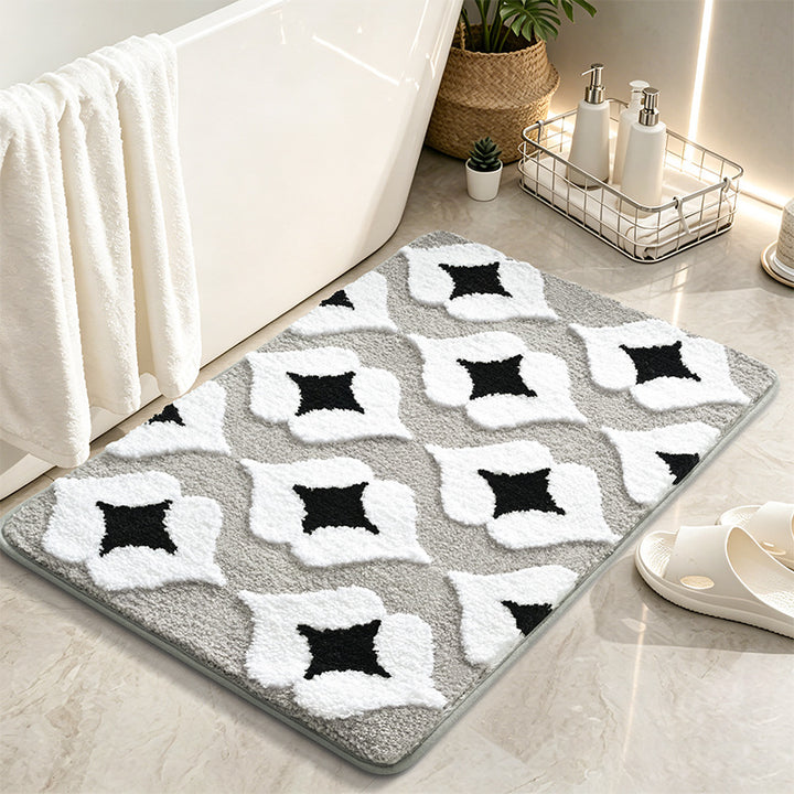 Stylish Geometric Bath Mat
