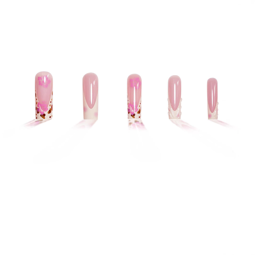 Floral Acrylic Nail Enhancements Stornfield