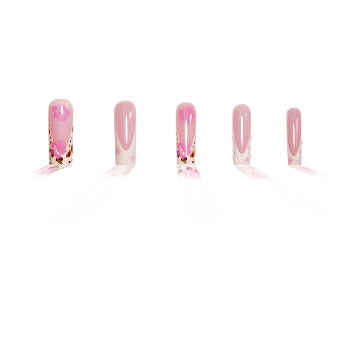 Floral Acrylic Nail Enhancements Stornfield