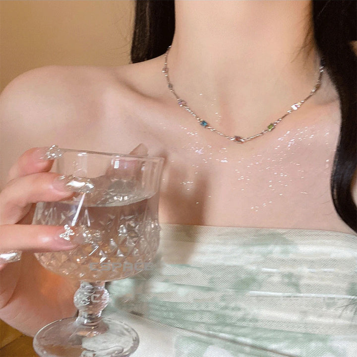 Dainty Colorful Link Necklace Stornfield