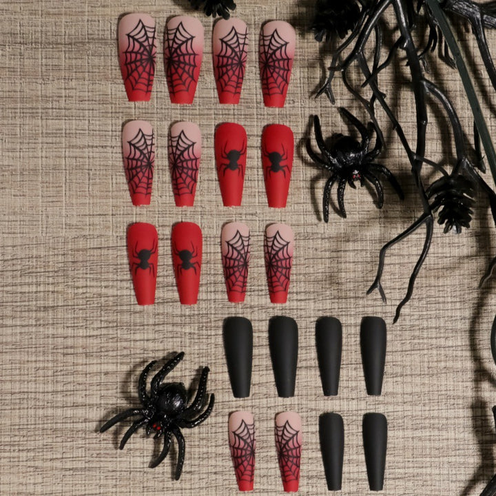 Halloween-Themed Press-On Nail Art Stornfield