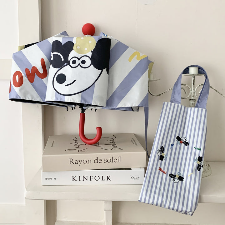 Ladies creative foldable umbrella with playful animal design Stornfield
