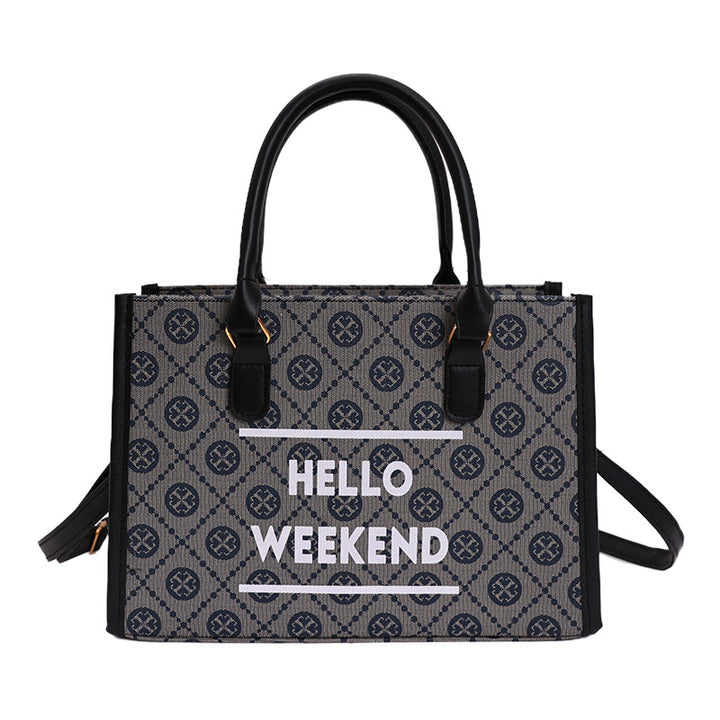 WoStylish Canvas Weekend Tote Bag Stornfield