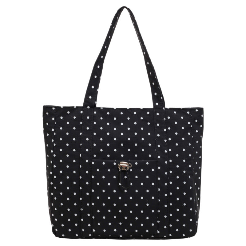 Versatile Polka Dot Tote Bag