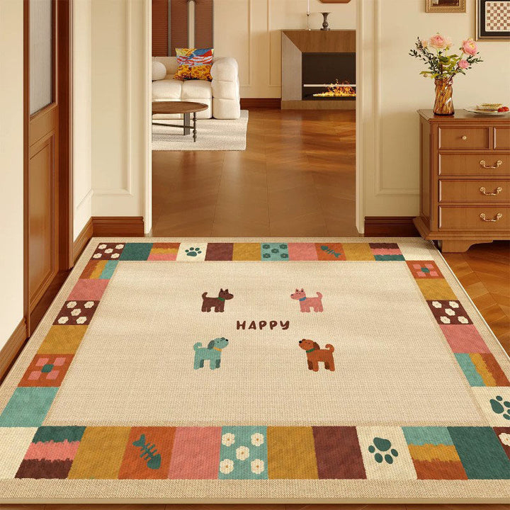 Decorative Pet-Themed Area Rug