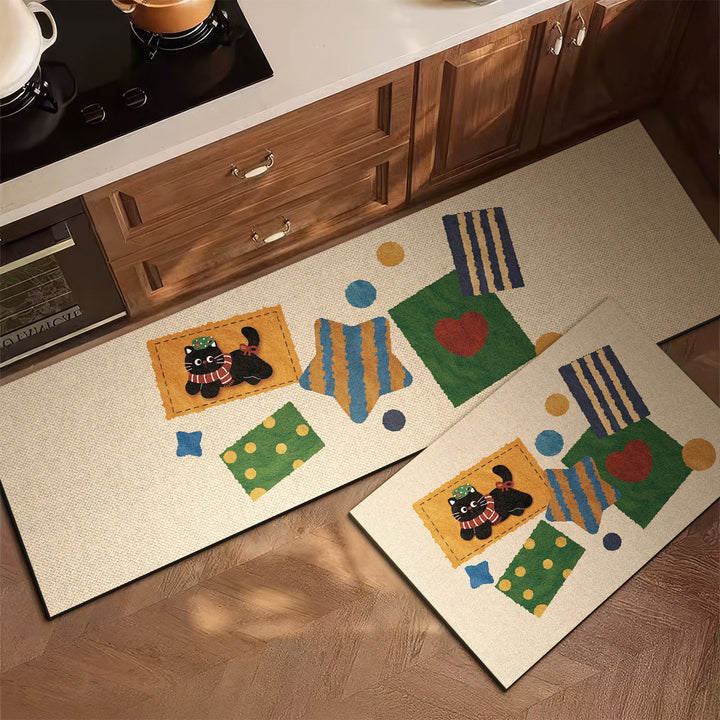 Home Décor Artistic Kitchen Mat