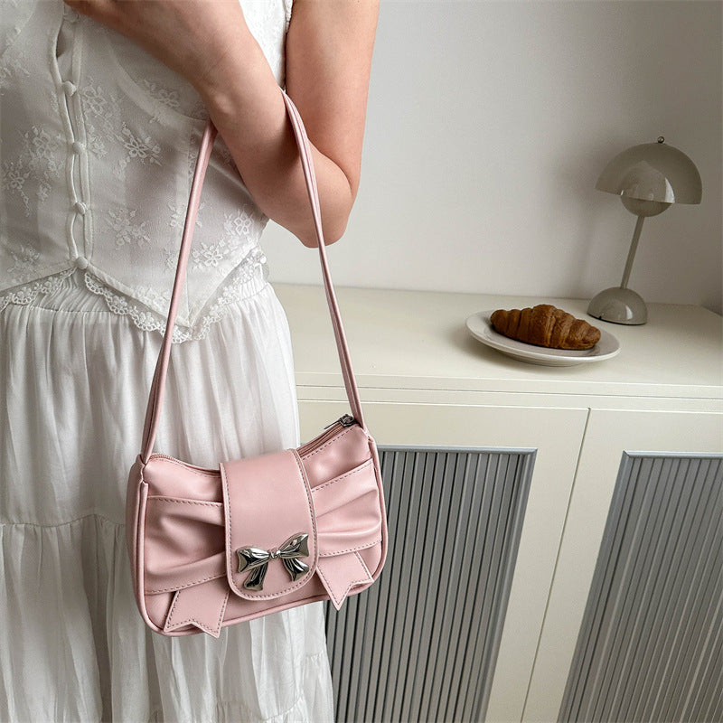 Elegant Bow Accent Shoulder Bag Stornfield