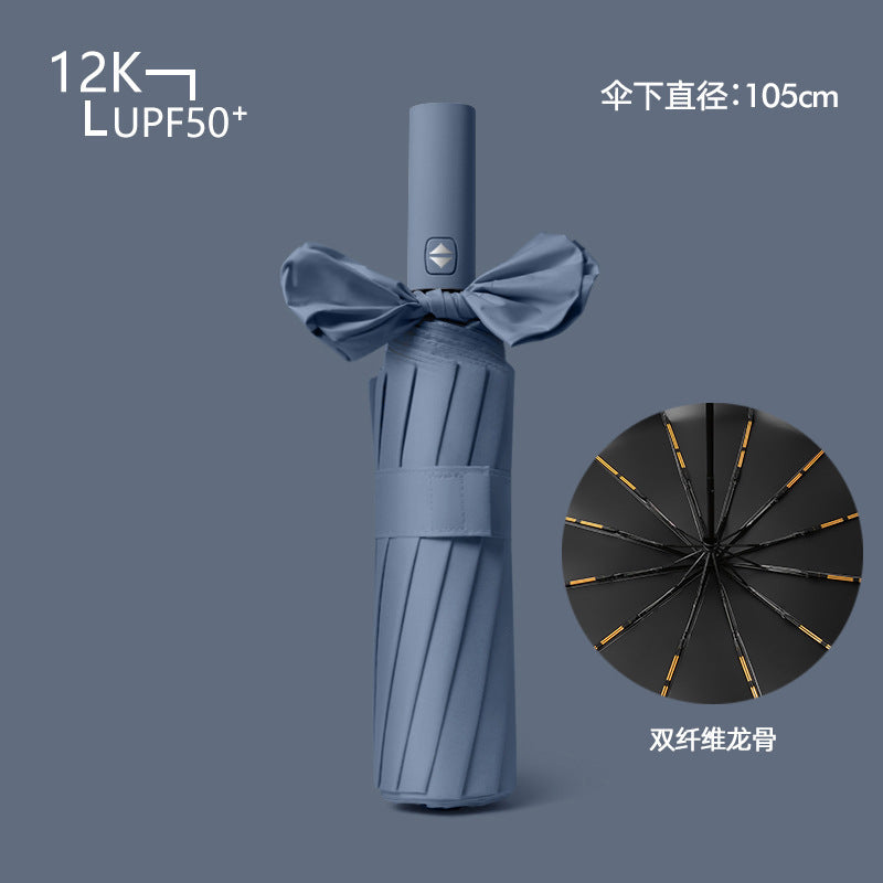 Women's compact and wind-resistant umbrella with UV protection technology Stornfield