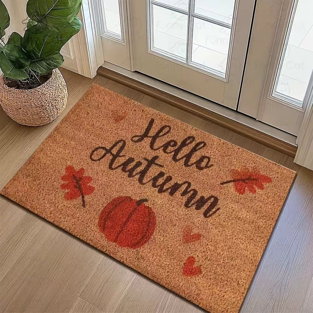 Cat-Themed Welcome Mat