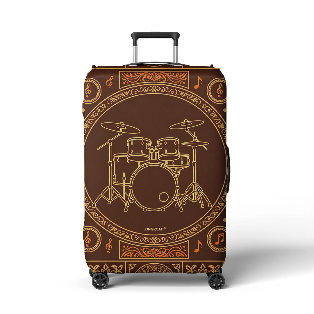 Women's suitcase with unique hand-drawn design Stornfield