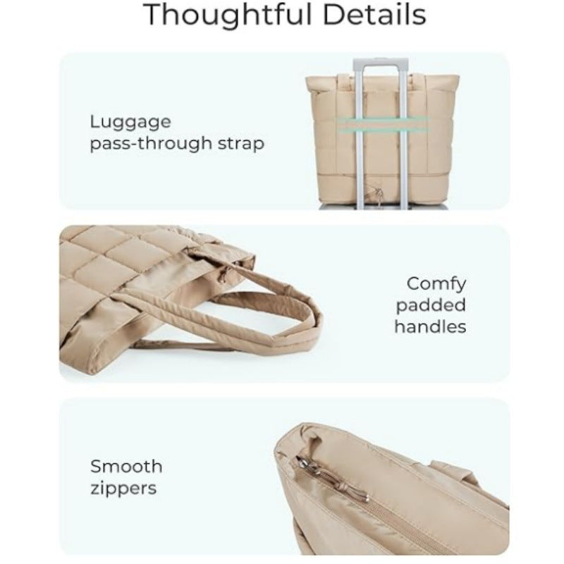 Quilted Oversized Tote Bag Stornfield