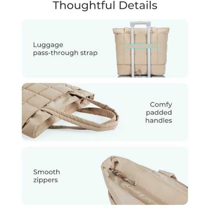 Quilted Oversized Tote Bag Stornfield
