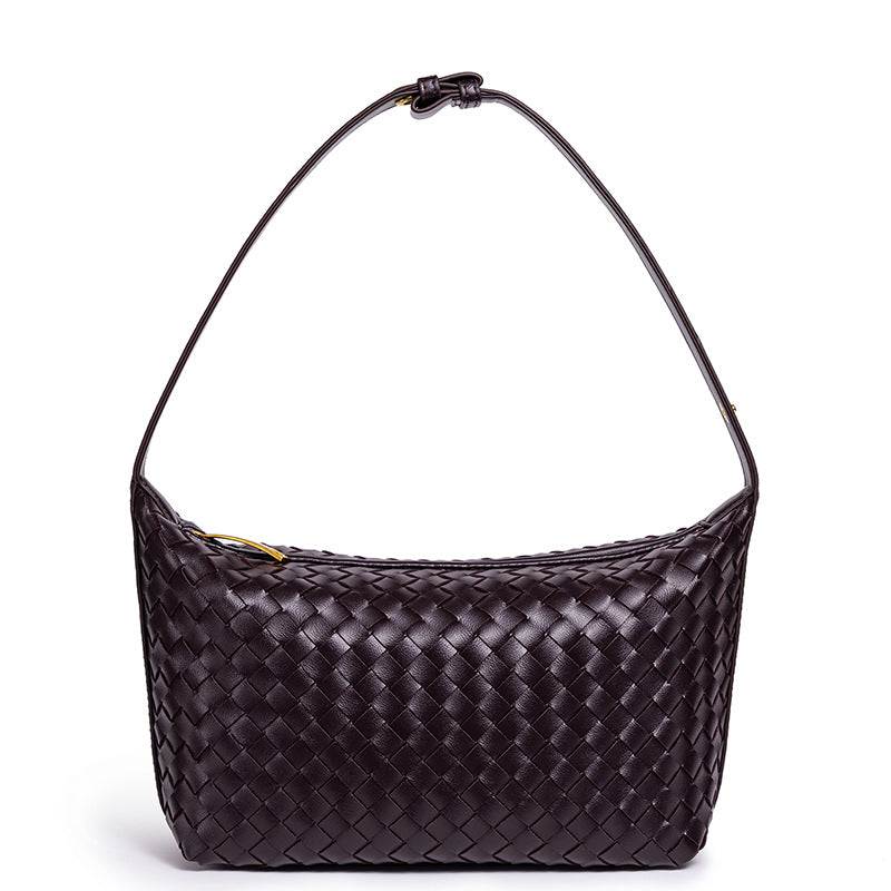 Braided Vegan Leather Shoulder Bag Stornfield
