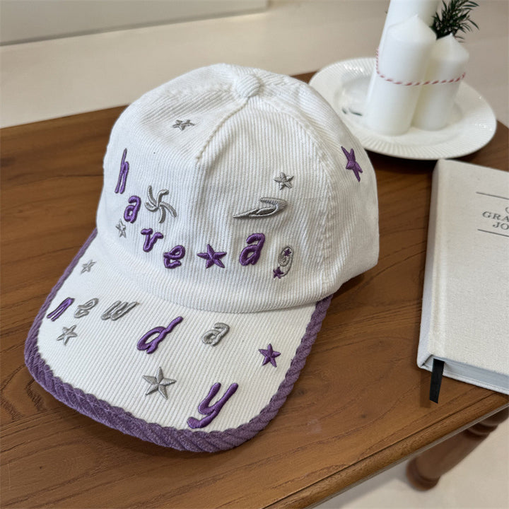 Women's Embroidered Corduroy Baseball Cap Stornfield
