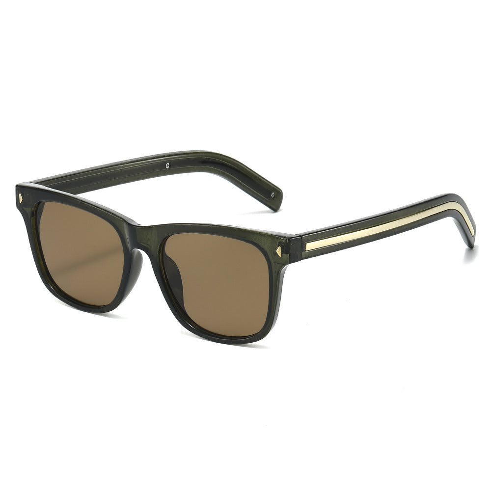 Retro-Inspired Flat Frame Sunglasses Stornfield