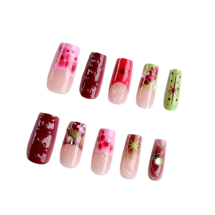 Artistic Decorative Press-On Nail Tips Stornfield