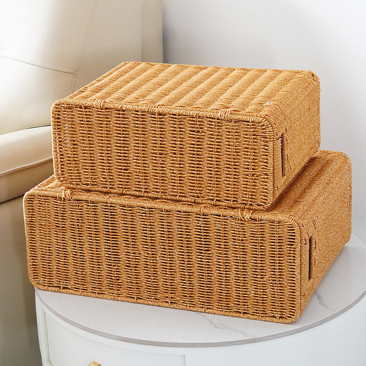 Versatile Wicker Organizer Basket Stornfield
