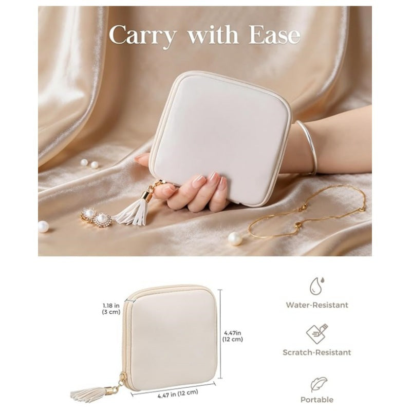 Jewelry Organizer Bag with Multifunctional Interior Layout Stornfield