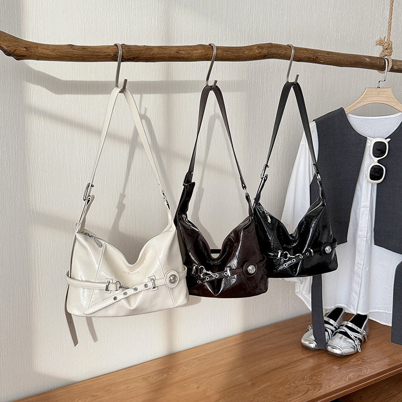 Modern Soft Leather Shoulder Bag